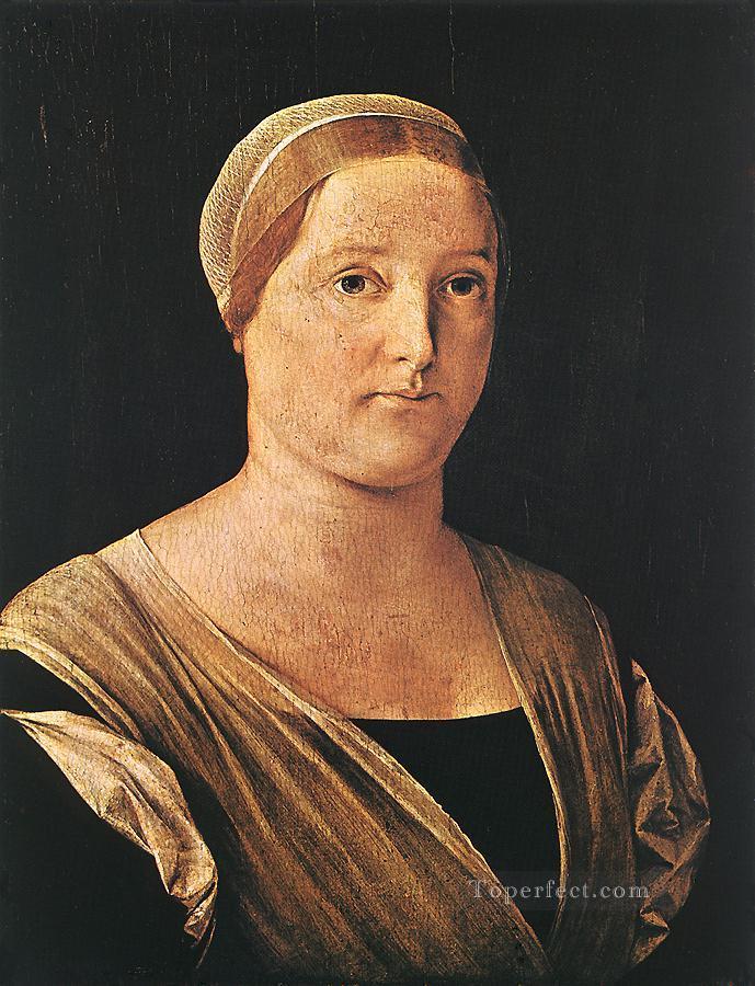 Retrato de una mujer renacentista Lorenzo Lotto Pintura al óleo